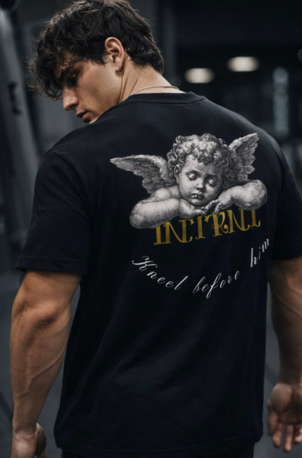 Kneel before him oversized T-Shirt